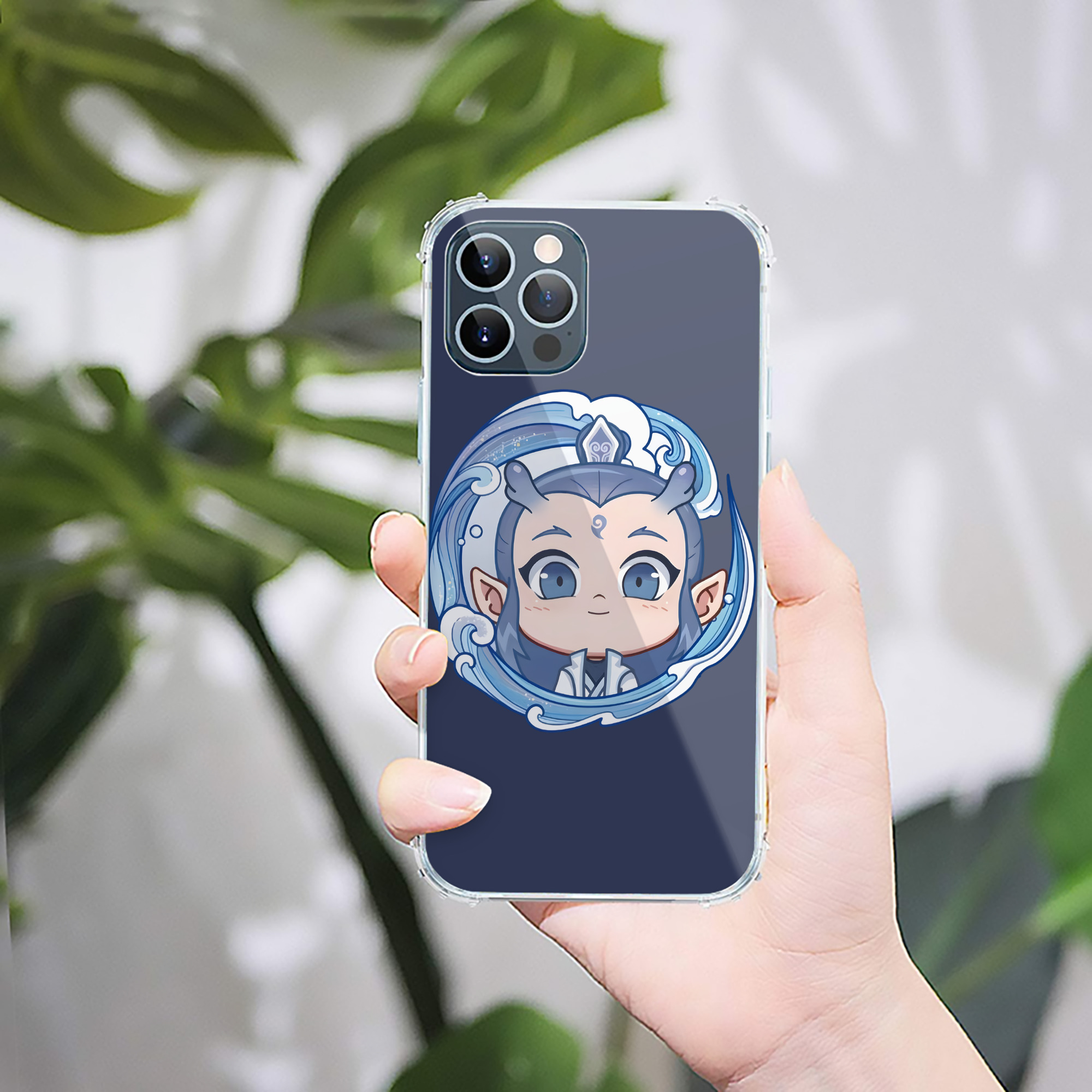 （画像用） Ne Zha 2 ナタ 魔童の大暴れ 【iPhone 12シリーズ対応】透明スマホケース（クリアソフトケース）